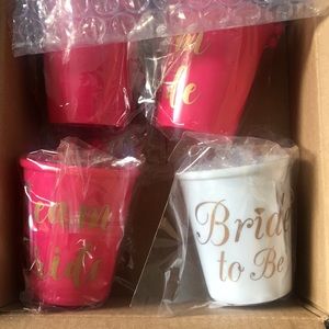 Bride Tribe Necklace Shot Glasses